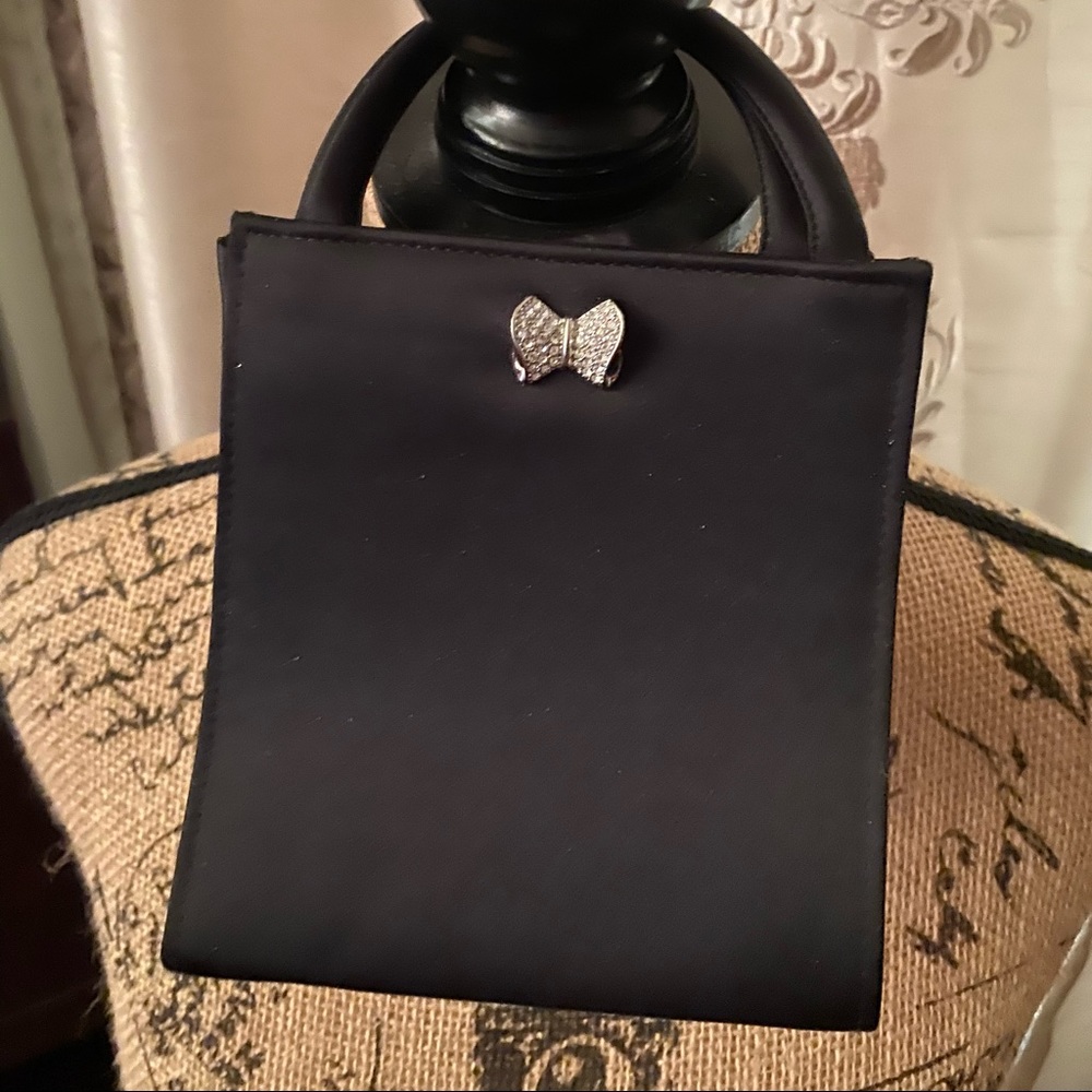 Darling tiny  shopping bag style satin evening bag